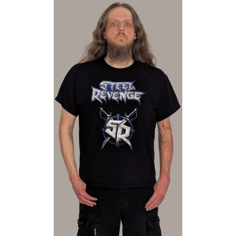 T-Shirt Logo, schwarz